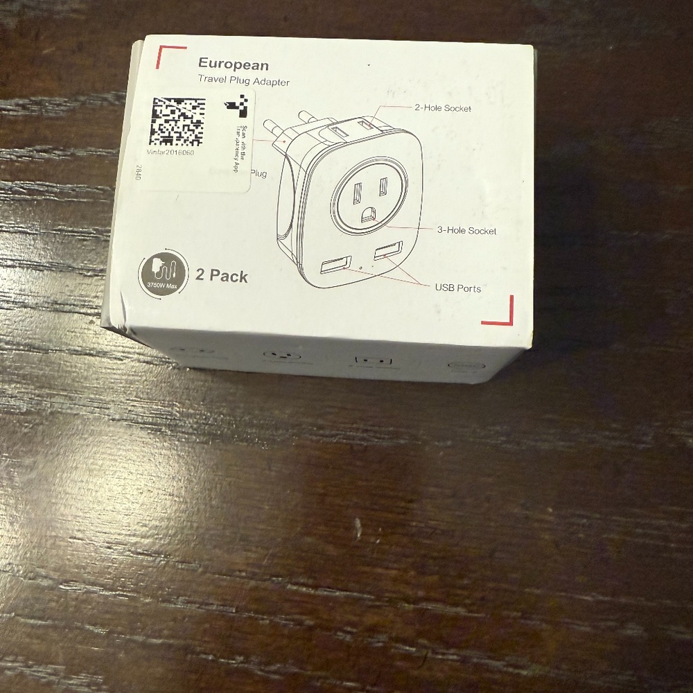 Brand new European Travel Plug Adapter